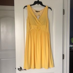 NWT Boston Proper Muse Yellow Dress - 14